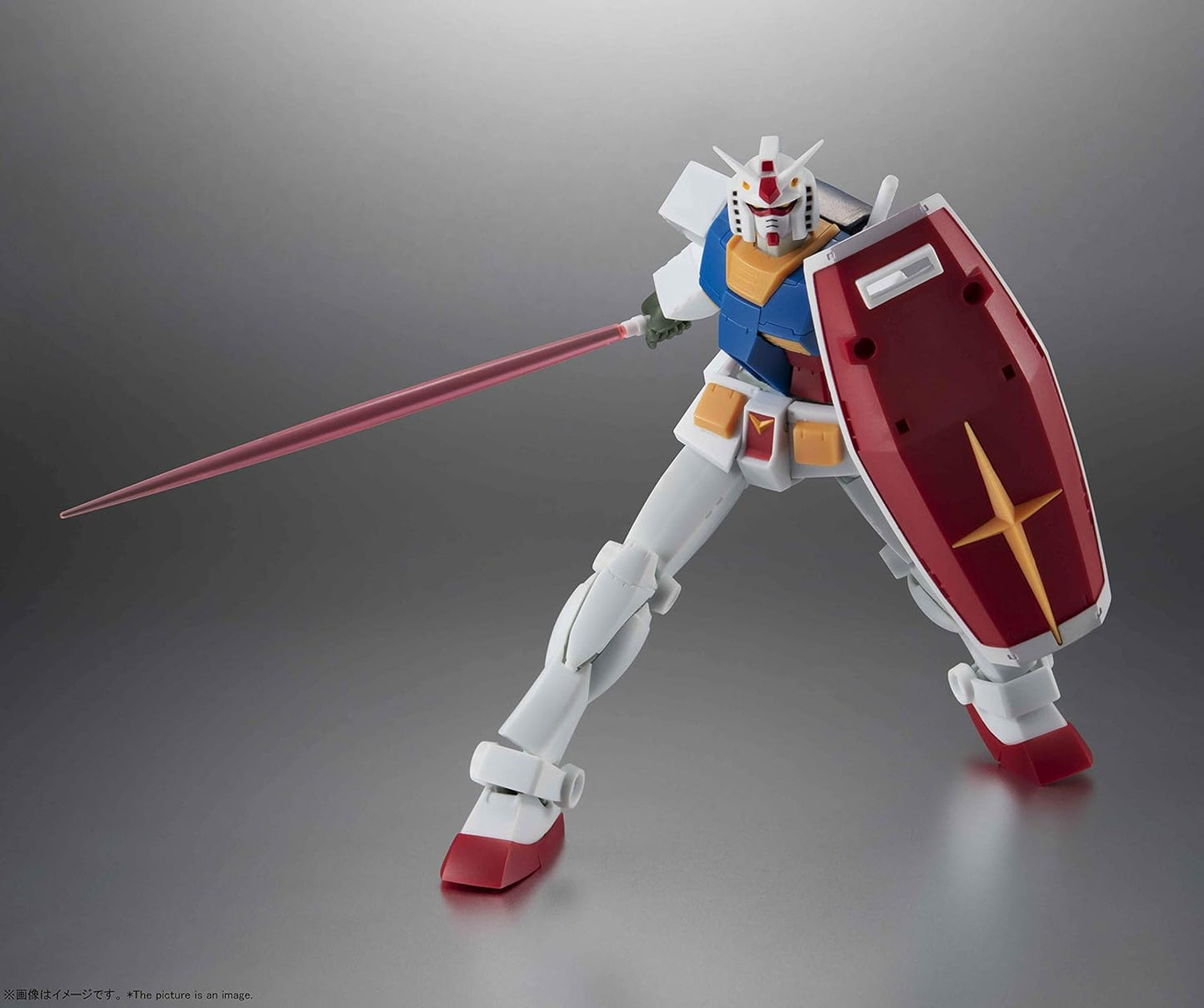 Robot Spirits Mobile Suit Gundam Side MS RX-78-2 Gundam Version A.N.I.M.E. Best Selection, Approx. 4.9 inches (125 mm), ABS & PVC Pre-painted Action Figure
