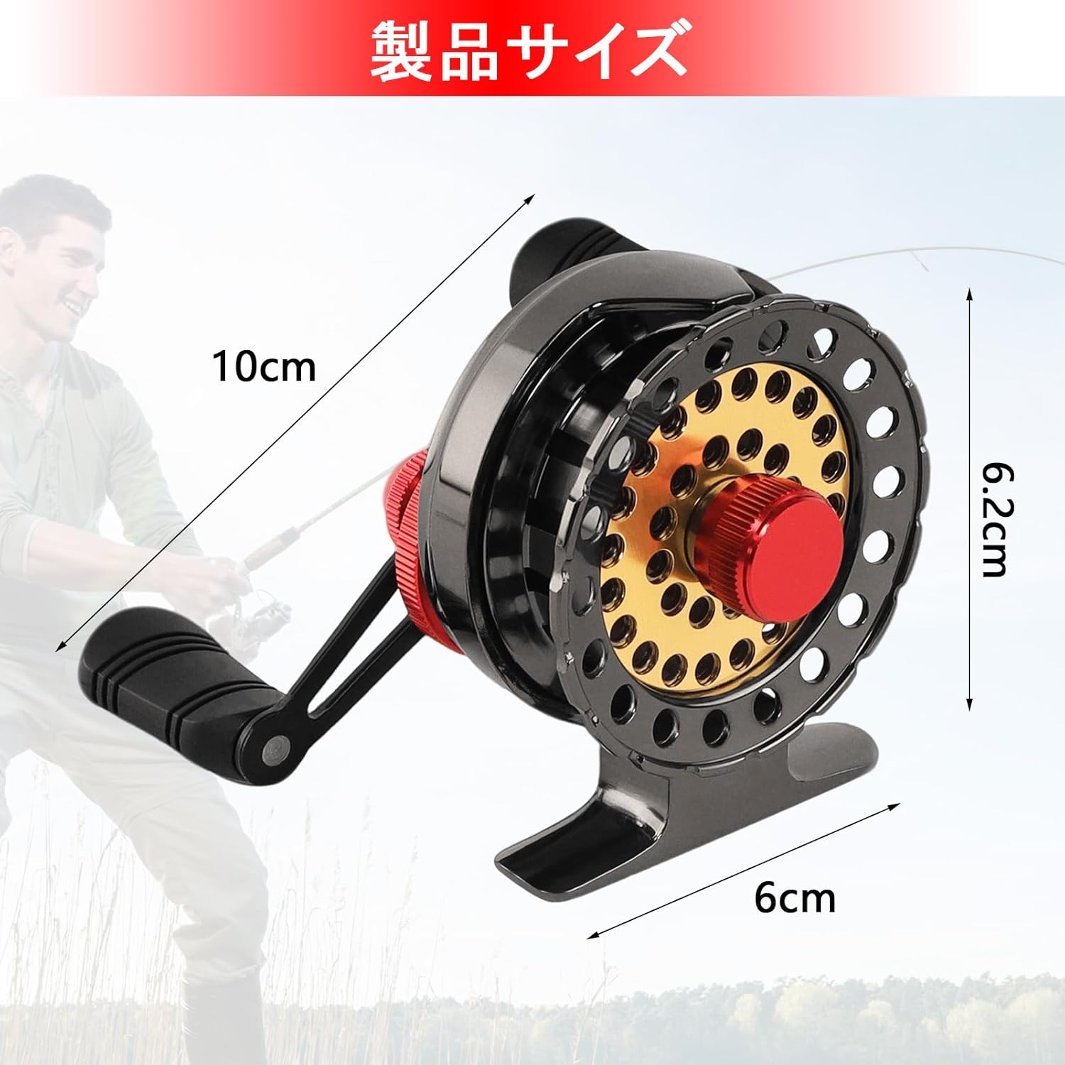 筏 リール チヌリール カセ釣り イカダリール 落とし込み 筏釣り 磯釣り 2.6:1ギア比 7+1BB 真鍮製ギア 全金属製 軽量150g 前打ち ちょい出し機能付き 左/右巻き