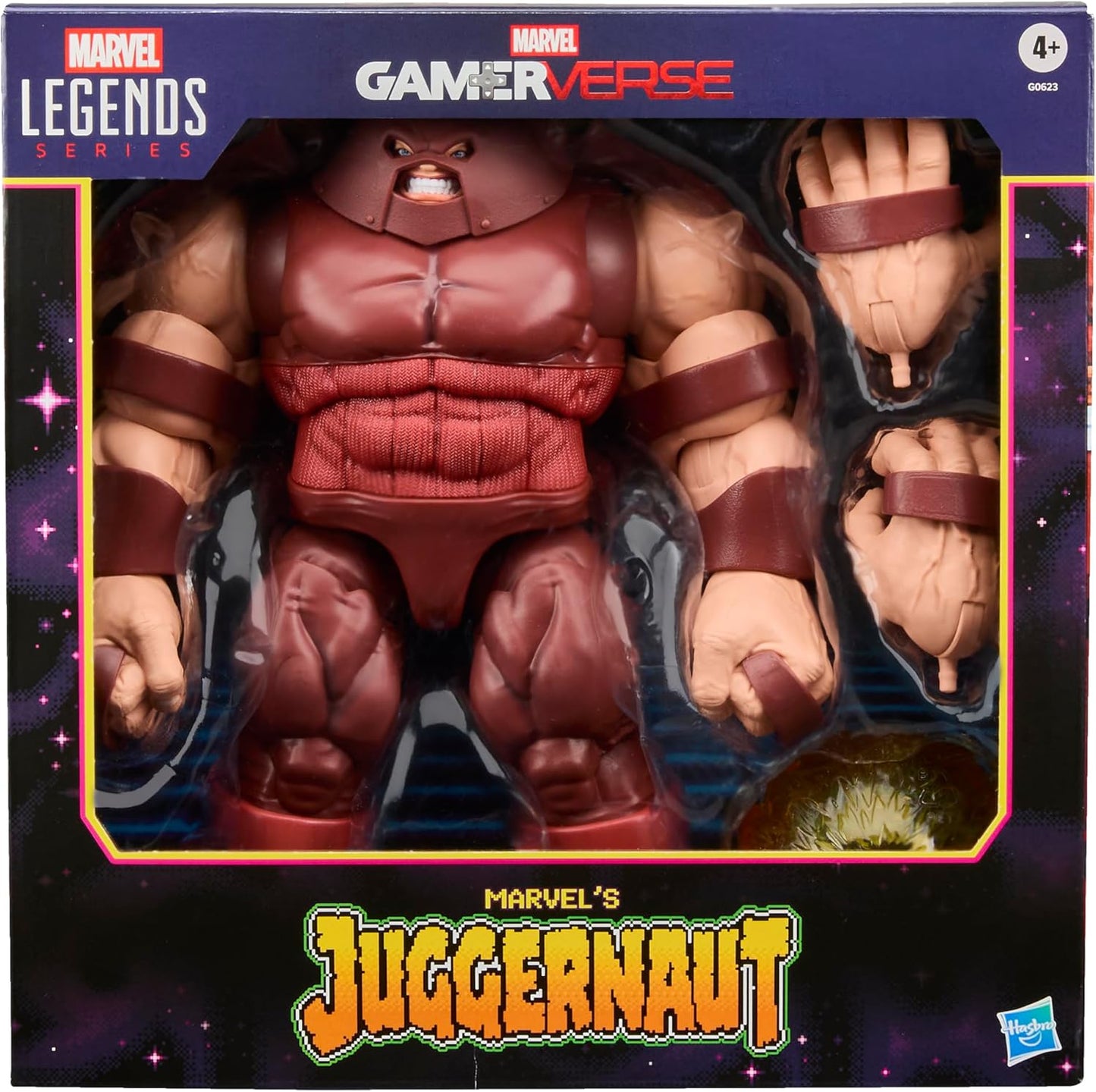 Hasbro Marvel Legends Series G0623 G0623 Gamerberberth Marvel Juggernaut Retro Video Game Collectible 6" Size Action Figure