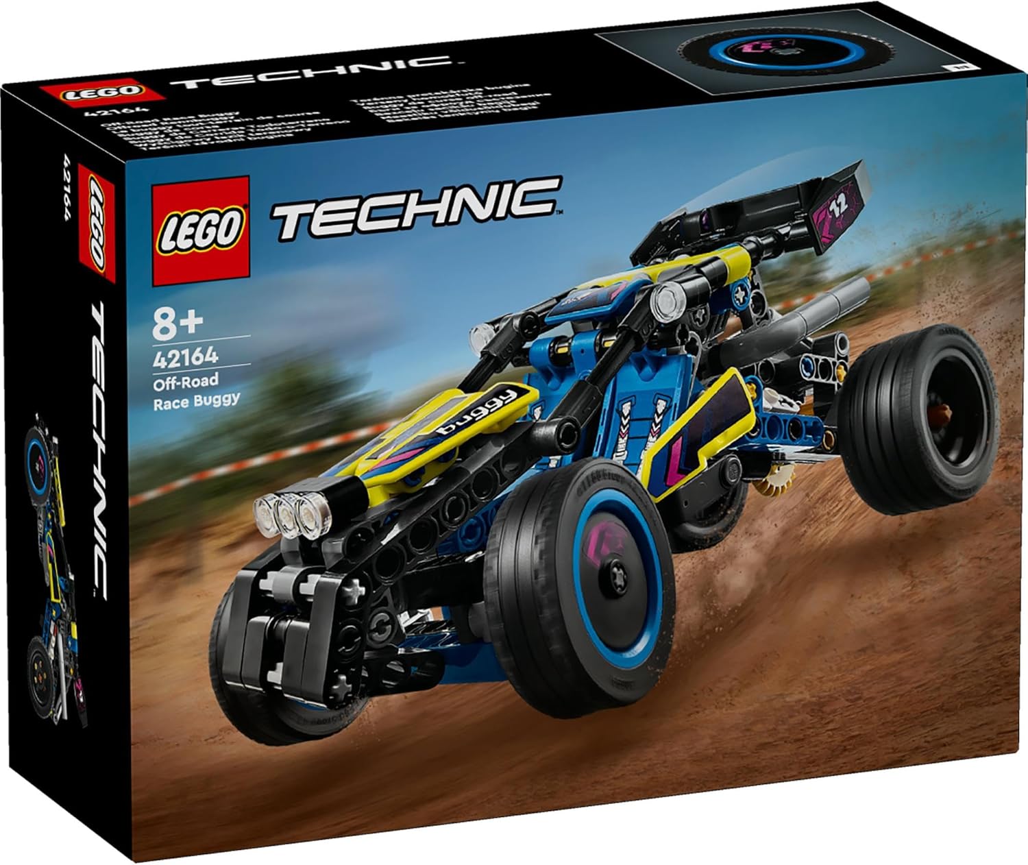 Lego 42164 Technic, Off-Road Race Buggy, Toy, Present, Blocks, Boys, Girls, Children, 7, 8, 9, 10, Elementary School Students, Car, Mini Car, Toy