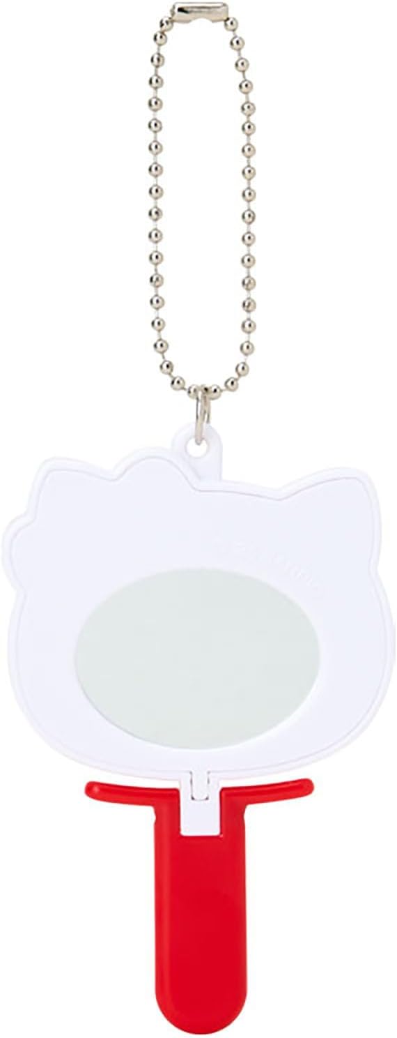 Sanrio 412996 Mini Mirror Charm (Kiradeco Miniature) Hello Kitty ABS Resin Steel Keychain Mirror