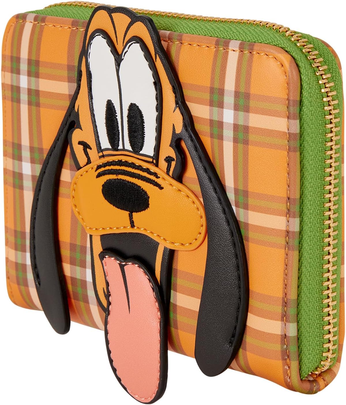 Loungefly Cartera Disney Pluto 95 aniversario con cremallera alrededor