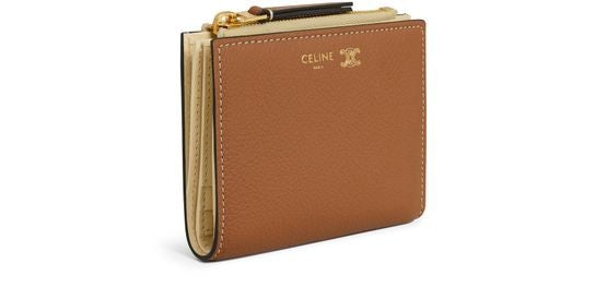 CELINE Compact wallet in supple grained calfskin - Image 2