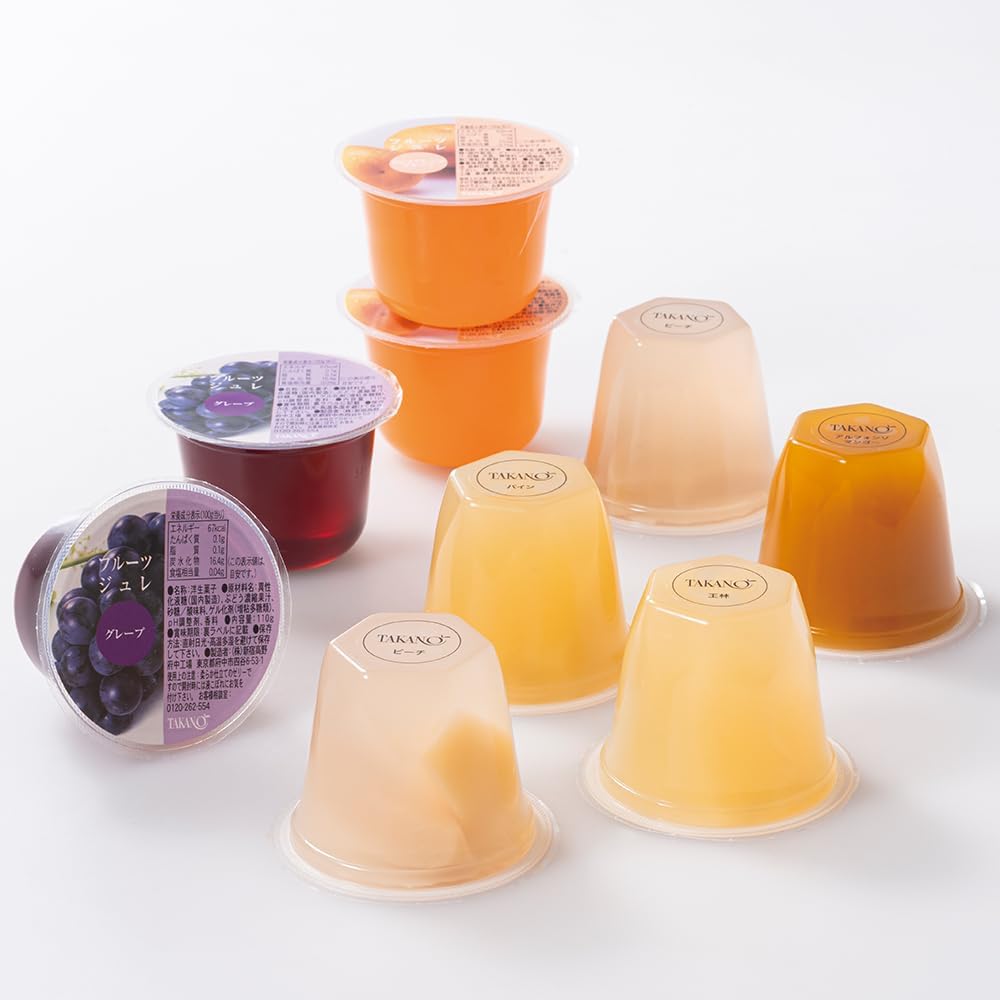 Shinjuku Takano Fruit Jelly, 9 Pieces