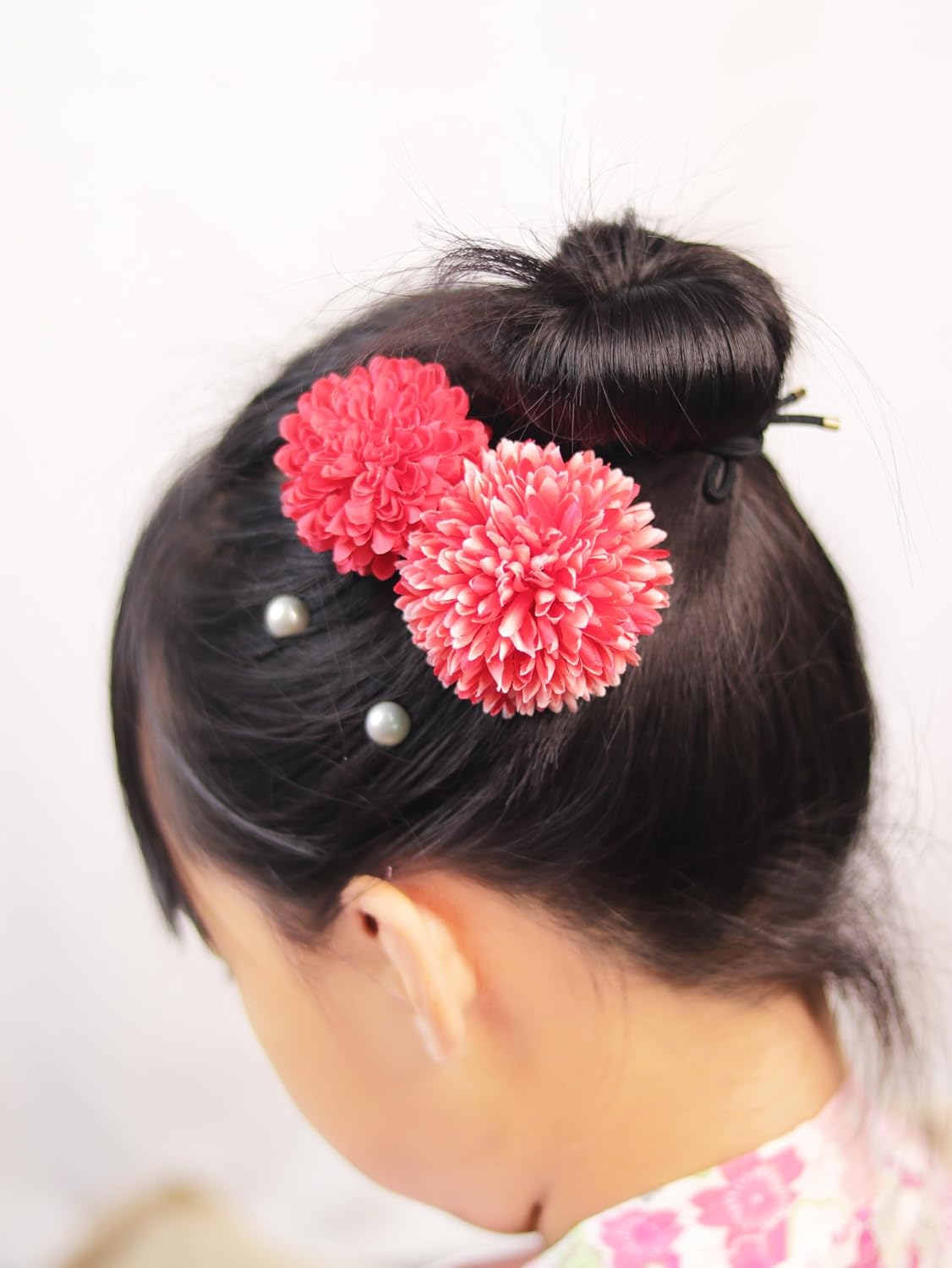 NANA Handmade Hair Ornament, Clip, Yukata, Ping Pong Mom, Cute, Summer Festival, Fireworks Display, Coming of Age Ceremony, Shichi-Go-San Graduation Ceremony, Kindergarten Entrance Ceremony