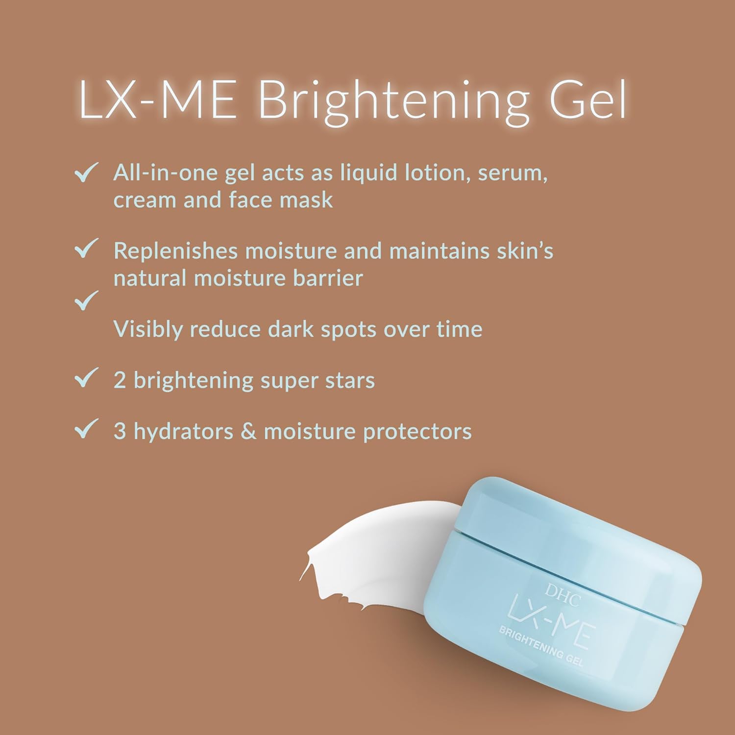 DHC Luxsmee Medicated Whitening Gel 4.2 oz (120 g) (All-in-One)