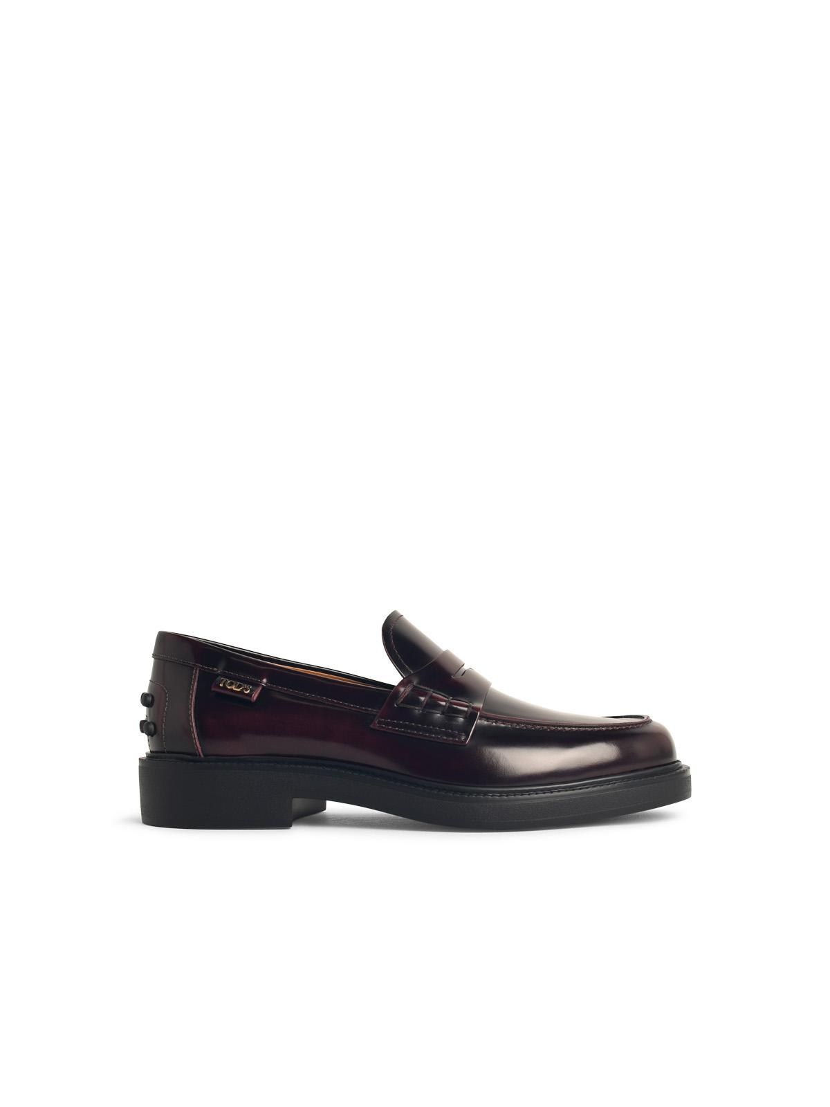 Tods トッド 'S バーガンディリアローファー - Image 2