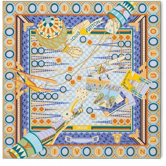 LOUIS VUITTON Jeu De Voyage Square 90 - Image 2