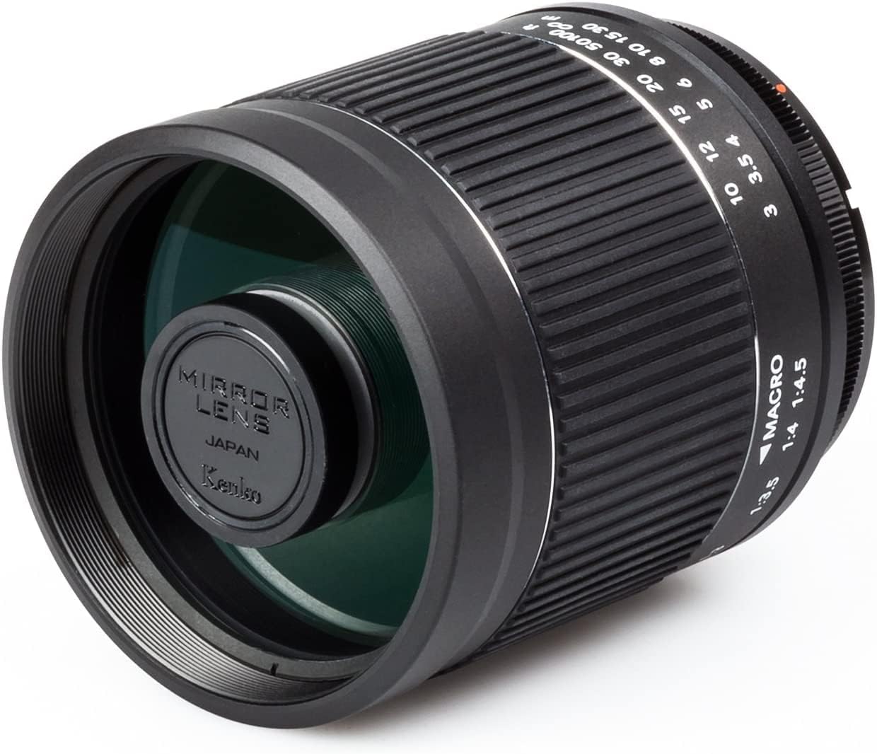 Kenko KF-M400CEFIIS Telephoto Lens Mirror Lens 400mm F8 NIIS Canon EF Mount Reflection Optics Manual Focus Interchangeable Mount Full Size Black
