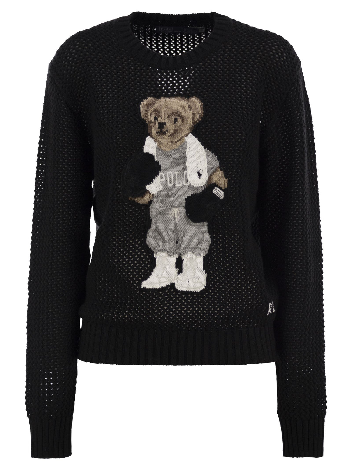 Polo ポロラルフローレンベアコットンクルーネックポロシャツ - Image 2