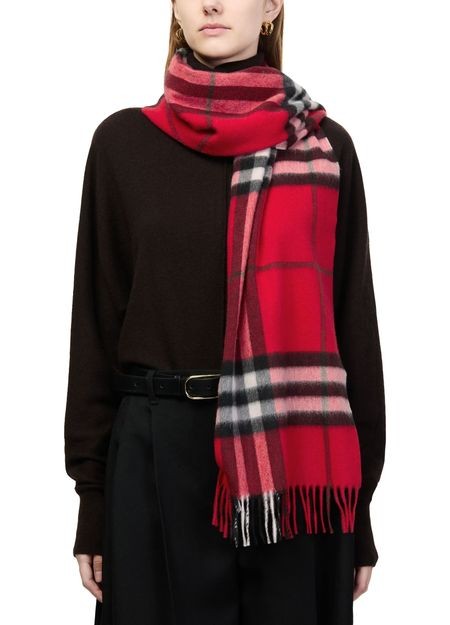 BURBERRY Check Cashmere Scarf - Image 2