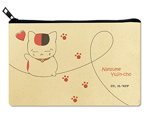 夏目友人帳 フラットポーチ Ver.3 ニャンコ先生 & 黒ニャンコ B