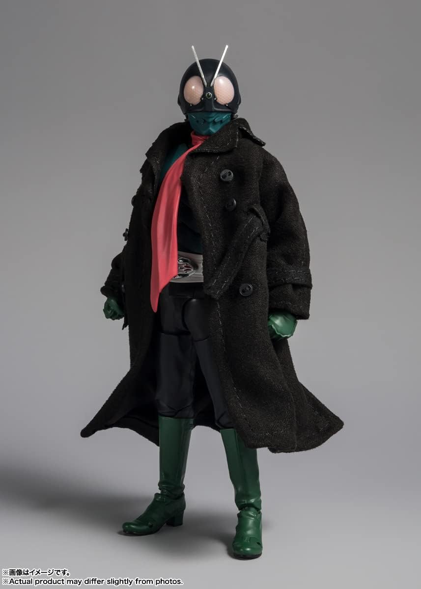 S.H. Figuarts Shin Kamen Rider Action Figure, Approximately 5.7 Inches (145 mm), PVC + ABS + Fabric, Painted