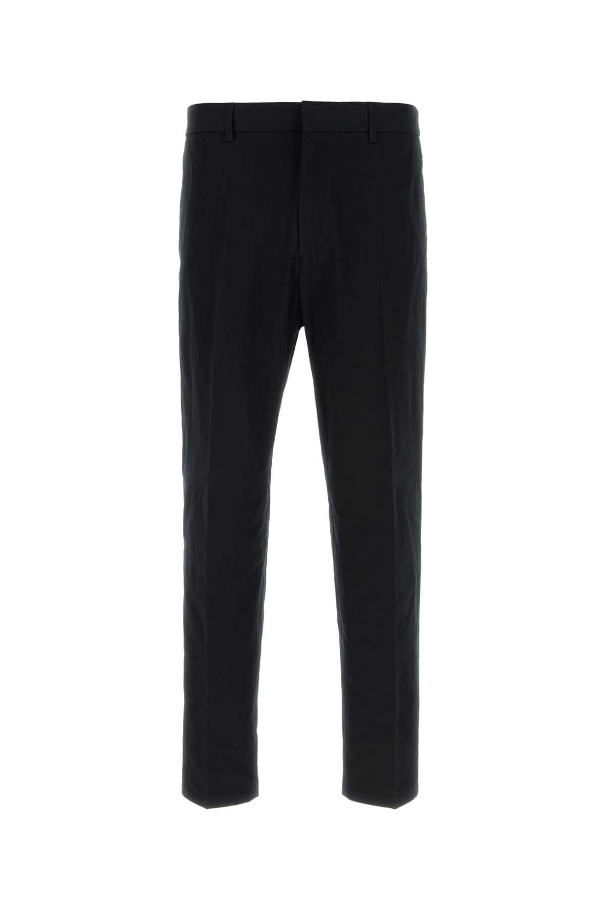 Jil Jil Sander Midnight Blue Cotton Pant - Image 2