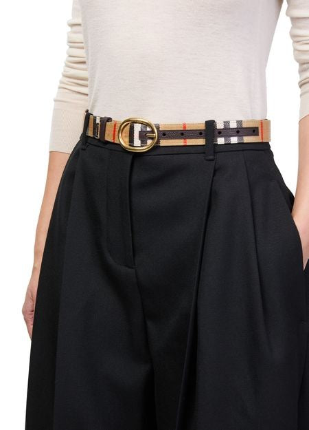 BURBERRY Bloomsbury reversible chequered belt - Image 2