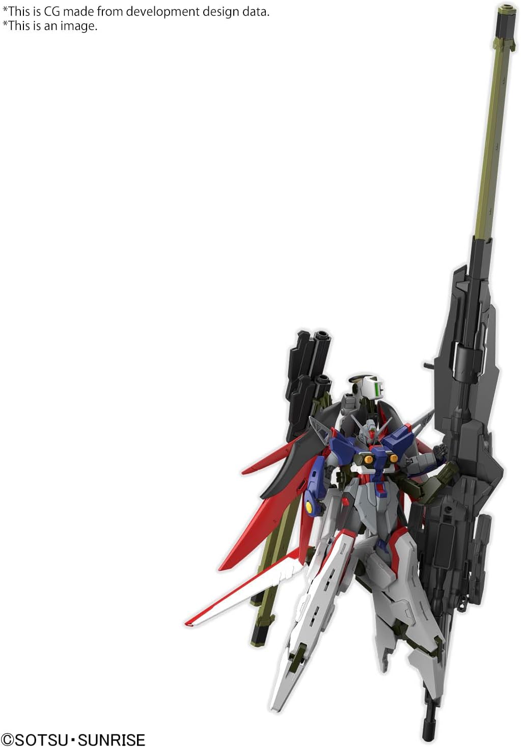 Bandai Spirits HG Mobile Suit Gundam SEED FREEDOM Destiny Gundam Spec II & Zeus Silhouette, 1/144 Scale, Color-coded Plastic Model