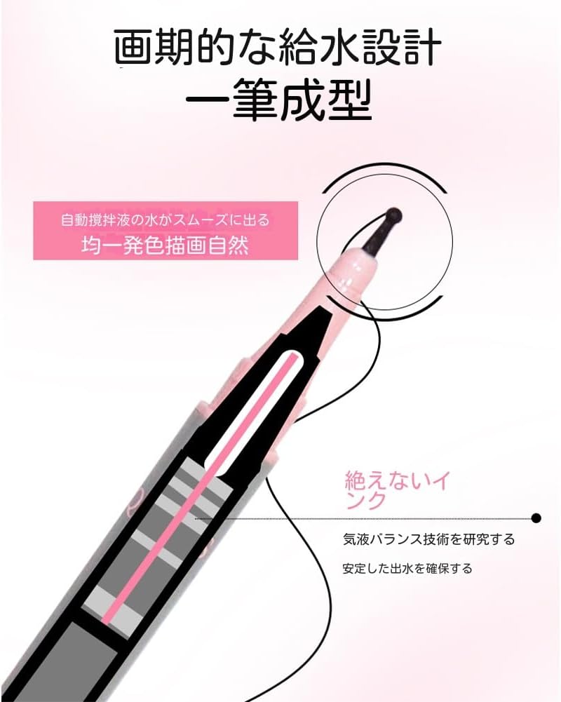 (Popular) Tiamol Pen, Tiamol Pen Artifact, Freckle Makeup, Multiple Hemorrhoids Makeup, Beginners Waterproof, Sweat-proof, Non-fading, Smear-resistant Eyeliner can be used as an eyeliner, Teardrop Pen
