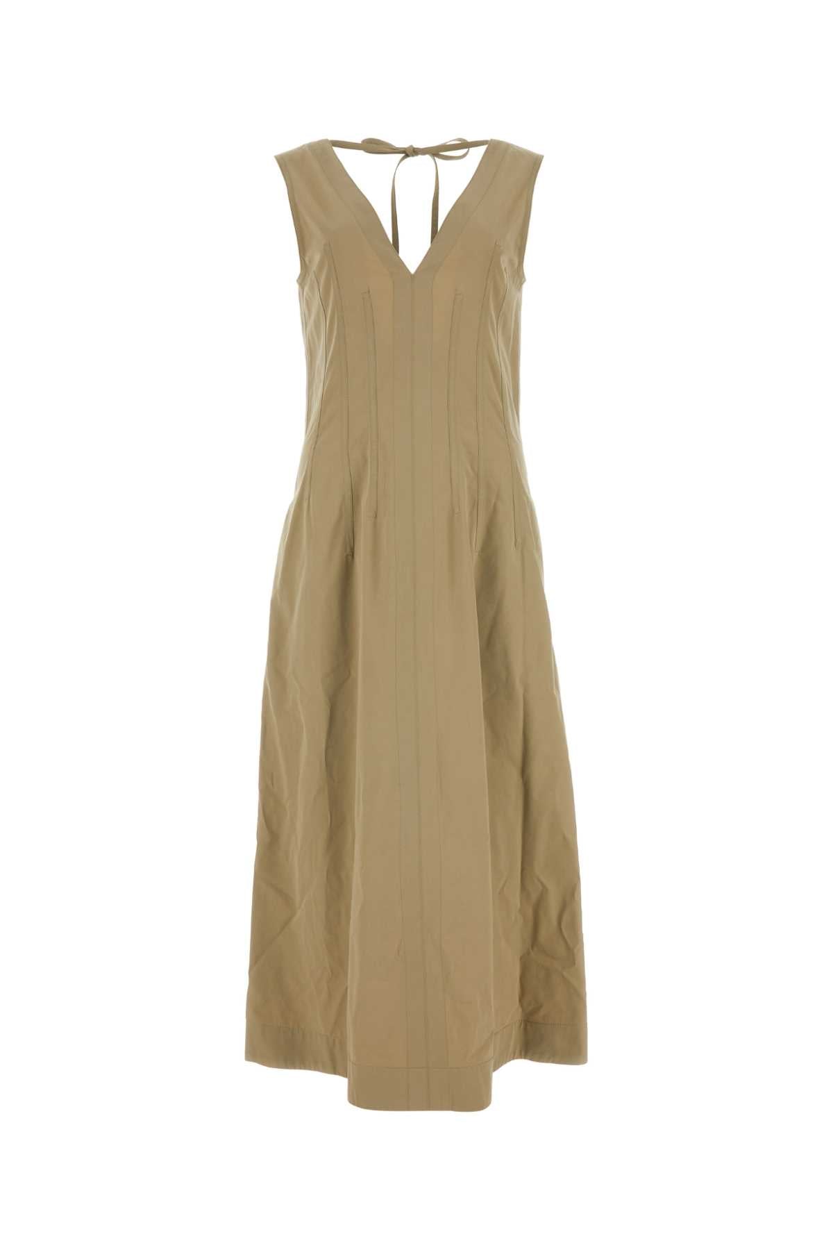 Bottega Veneta Cappuccino Cotton Blendドレス - Image 2
