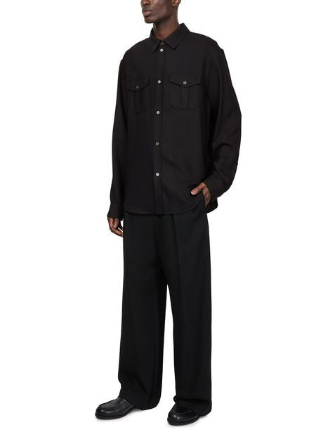 LOEWE Wide leg pantss in stretch viscose - Image 2