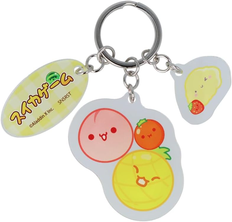 Sun-Star Stationery Watermelon Game Keychain Acrylic B Pattern S8347409