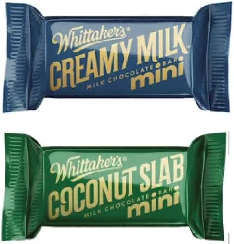 Wittakers [Set of 2] Milk Chocolate, Coconut Chocolate, 1 Bag of Each