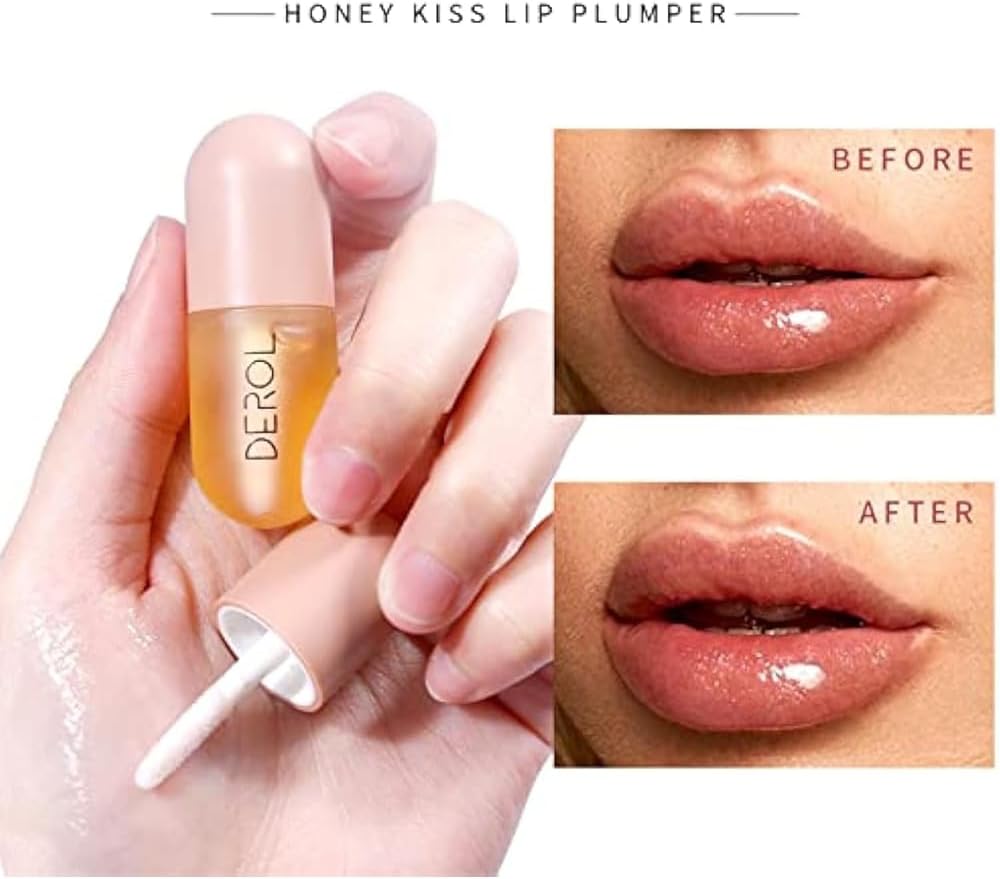 Gege bear Lip Plumper Lip Plumper Lip Gloss TikTok and Ins Double Lip Plumper 5.5ml - DR011