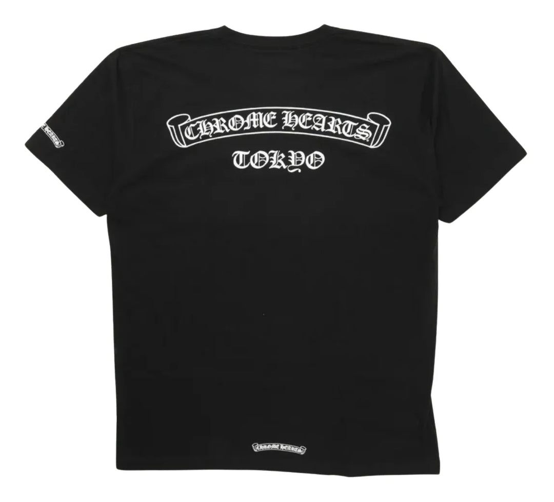 CHROME HEARTS VERTICAL LOGO 'TOKYO' POCKET TEE