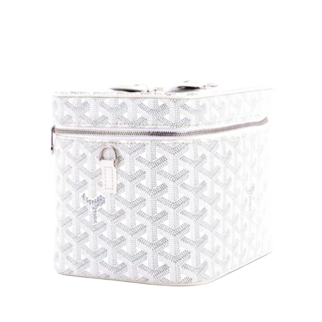 GOYARD 'WHITE' MUSE MINI VANITY
