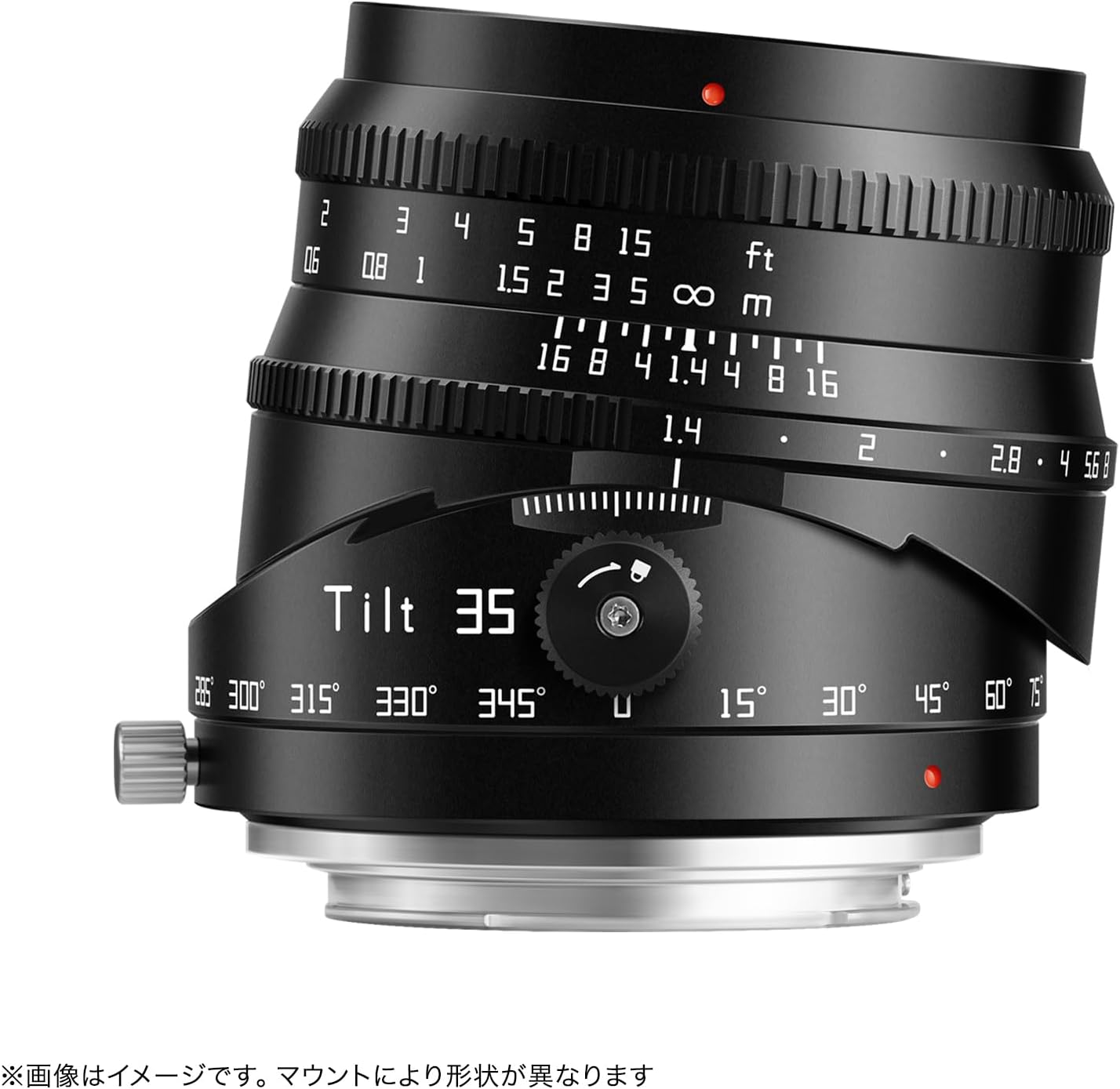 TTArtisan Tilt 35mm F1.4 RF Mount Tilt Lens Canon RF Compatible APS-C MF Lens Monofocal Tilt Large Diameter Replacement Lens Manual Focus Black Branded Optics