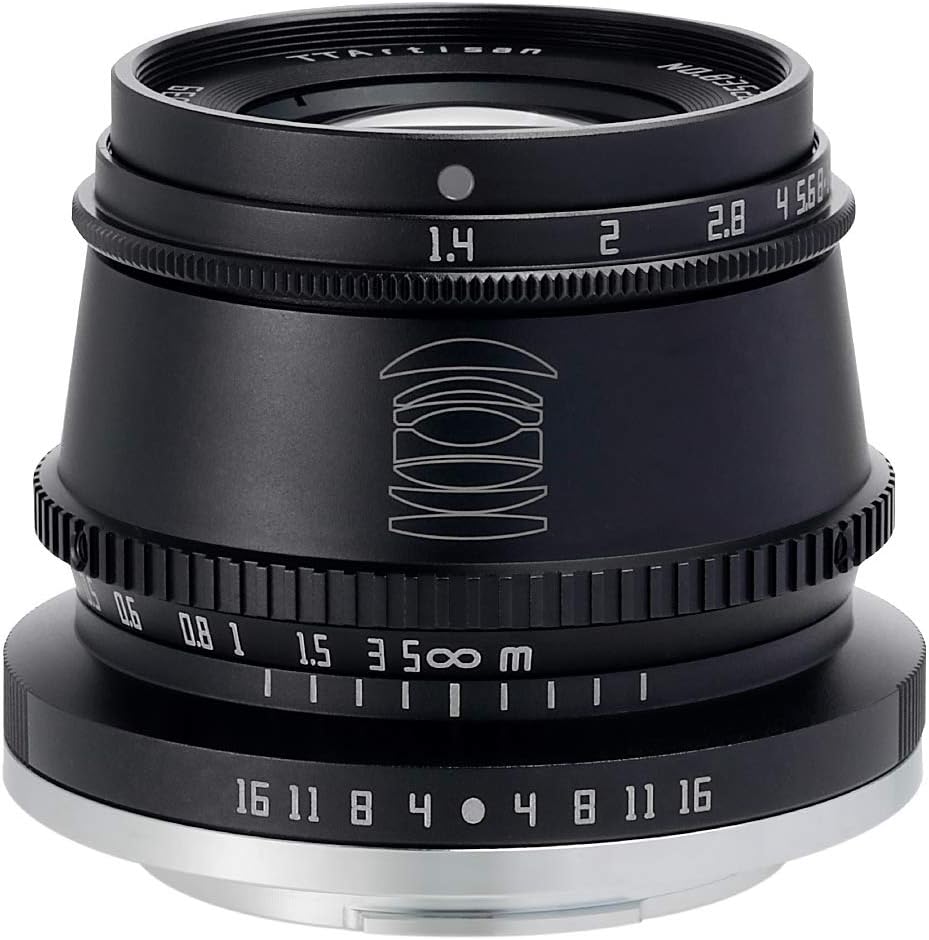 TTArtisan 35mm f/1.4 C Z Mount Nikon Z Black Lens Brand Optics