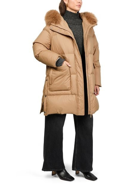YVES SALOMON Puffer jacket with a fox fur hood - Image 2