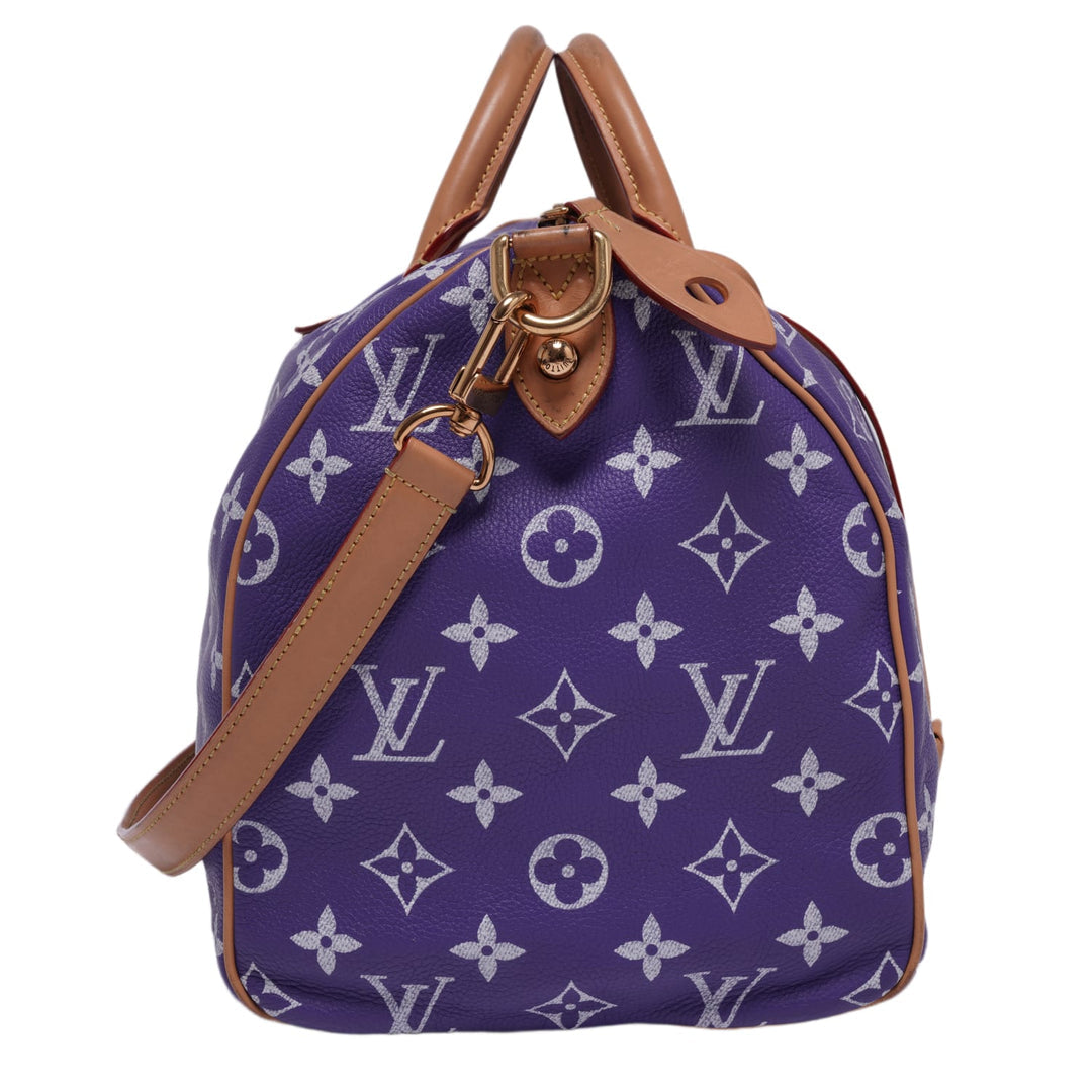 LOUIS VUITTON 'AMETHYST' SPEEDY P9 BANDOULIÈRE 40 DUFFLE BAG