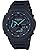 G-Shock Men's GA2100-1A2 Neon Accent Watch, Blue, Blue, blue, Digital