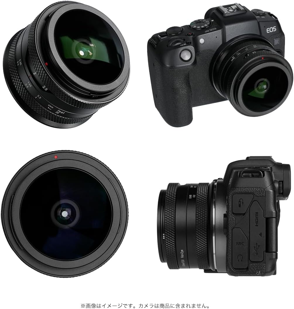 AstrHori 6.5mm F2.0 Fish-Eye RF Mount, Black