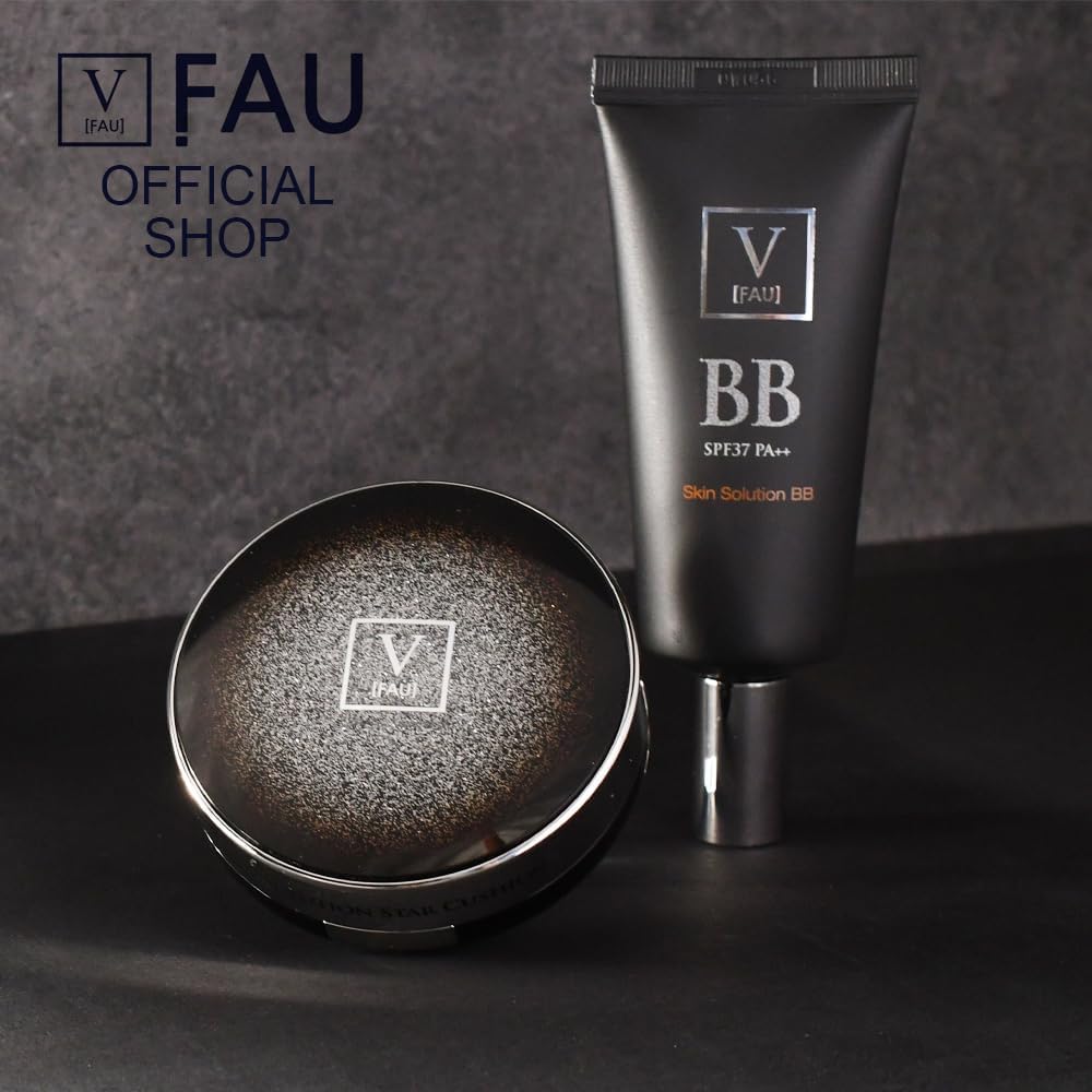 FAU | Skin Solution Star Cushion Foundation This product 0.5 oz (15 g) & Refill 0.5 oz (15 g) + BB Cream 1.8 oz (50 g) Tube Type + (Bonus) BB Cream 0.2 oz (5 g) Set