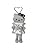 Tissy Pee Hello Kitty Style Up Mascot Angel Grey BLACK ANGEL 999849