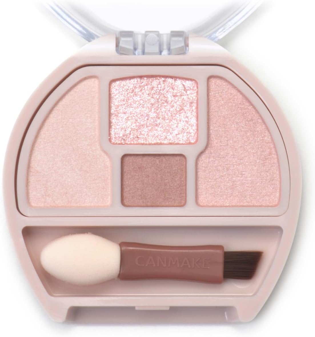 Canmake Planpuku Corde Eyes Neo N01 Shiratama Plan Puku Eye Shadow for Teardrop Bags, Shadow Liner, Super Pop, Pink Beige