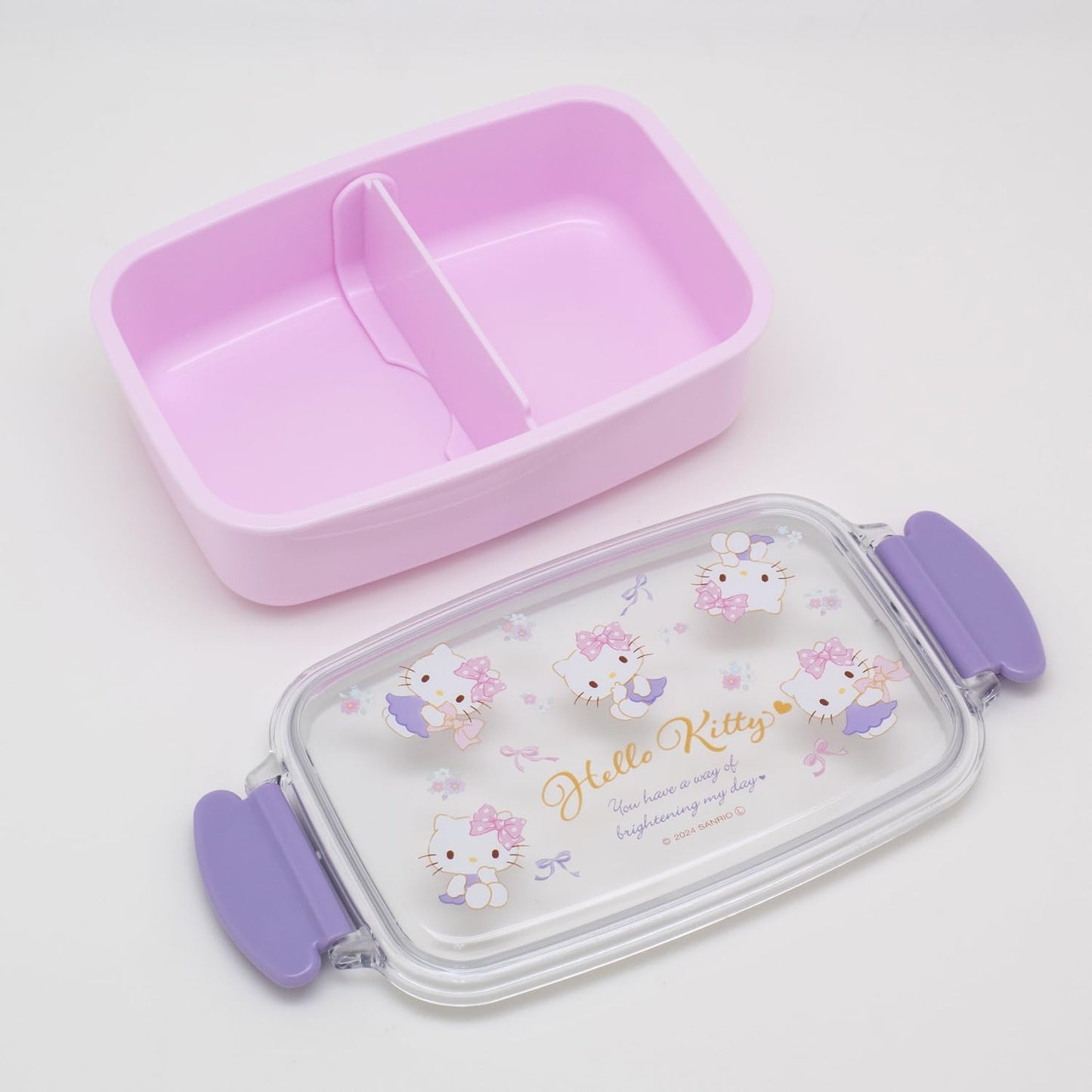 Hello Kitty Ribbon Lunch Box PL 1R [with Divider]