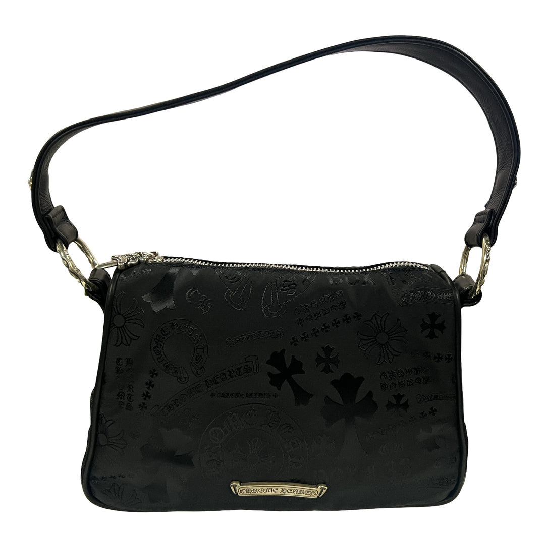 CHROME HEARTS 'CHICKEN NUGGET' NYLON STENCIL BAG