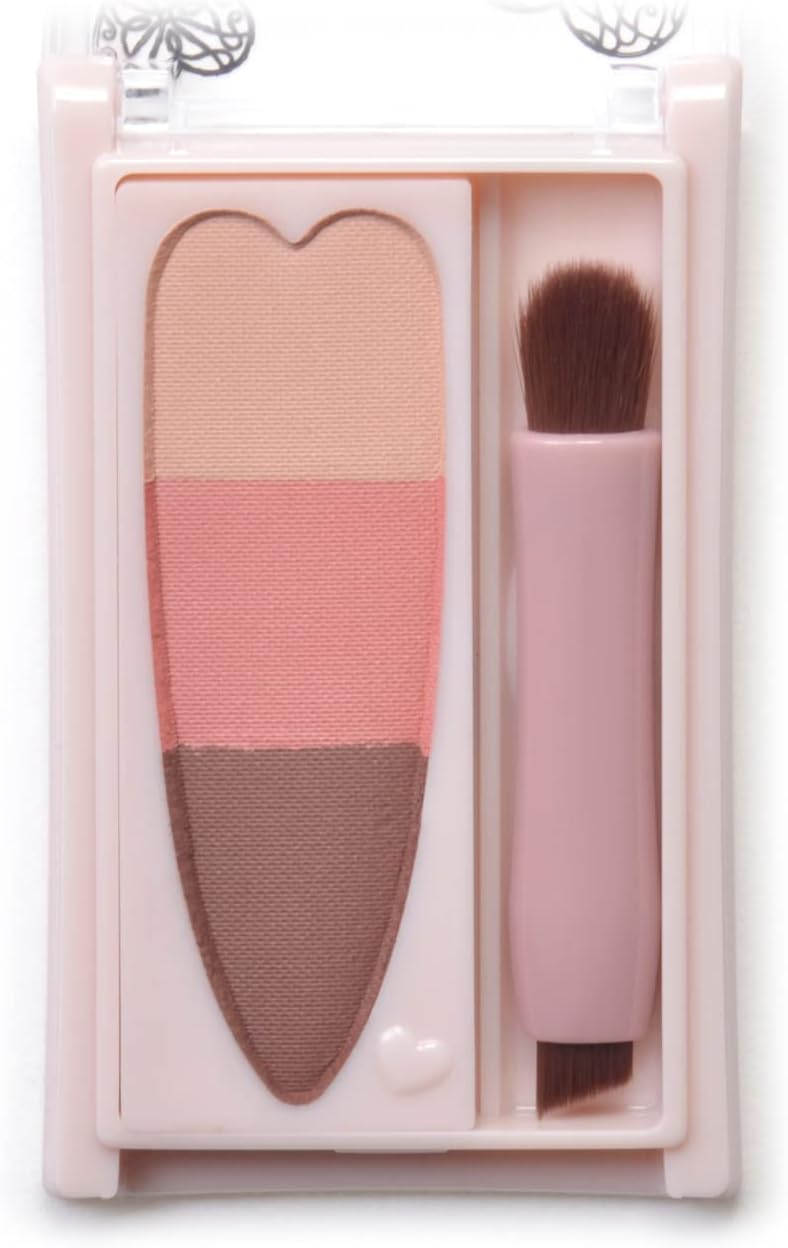 Canmake Mix Eyebrow Color C01 Charm Pink 0.04 oz (1.0 g) Powder Eyebrow Color Eyebrow with Brush