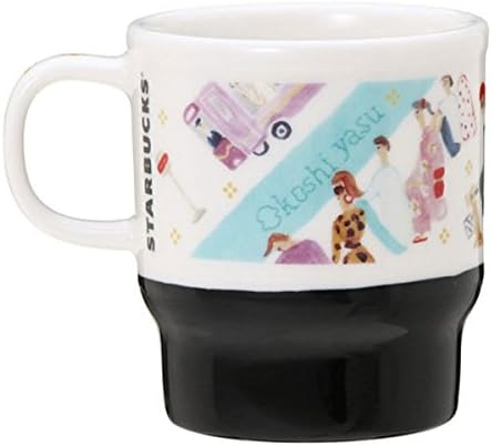 Starbucks Staba, Japan Limited, Kyoto Limited Mug, Japanese Style, Shien Festival, Hammer, Kimono, Maiko, Geisha, Onukawa, Kyoto Region Limited, Black, White, Mug, Cup