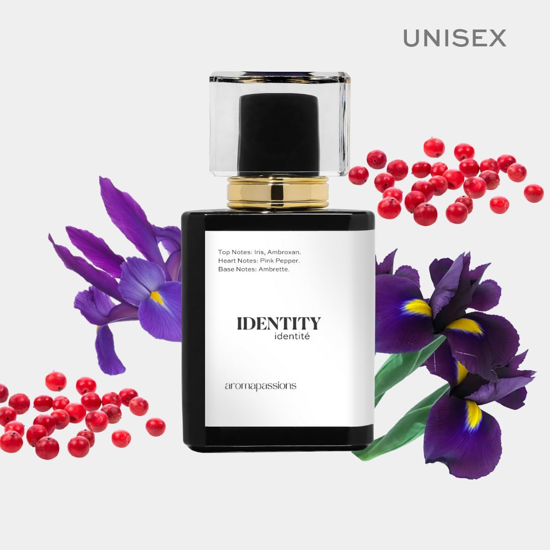 IDENTITY | Inspirado en GLSSIER YOU | Perfume de feromonas para hombres y mujeres | Extrait De Parfum | Fragancia de aceites esenciales de clon de larga duración | Perfume de hombre mujer | (1.7 onzas líquidas)