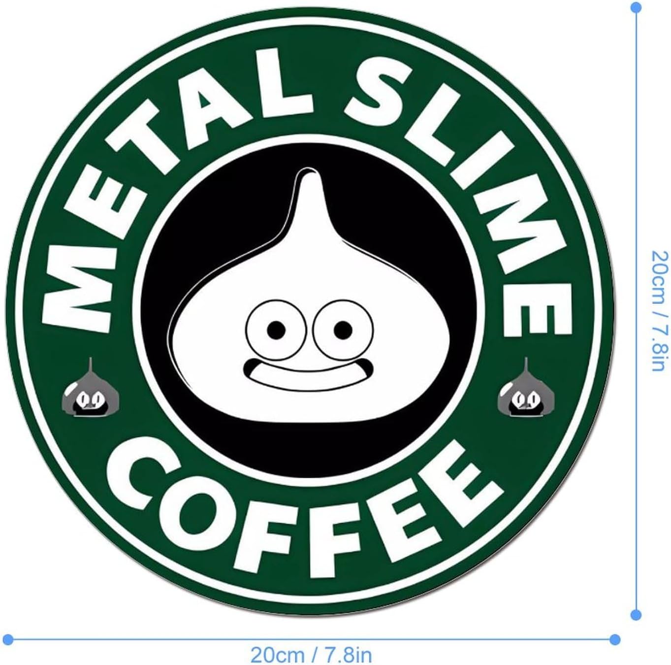 Mouse Pad Waterproof Durable Easy to Clean Non-Slip Rubber Sole for Office Gaming Stylish Cute Anime Character Unisex (Green)