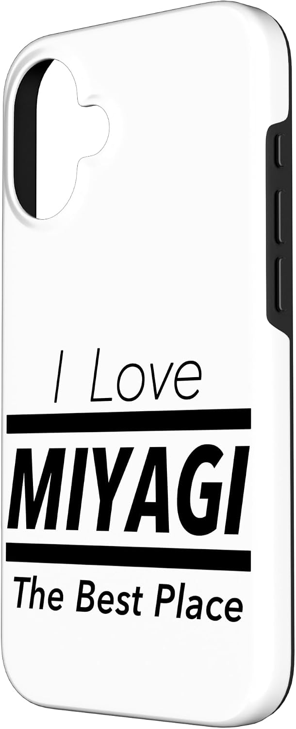 アイラブ・MIYAGI 宮城（I Love）JIMO-T【47都道府県】ジモティ プレゼント お土産 かっこいい 面白い スマホケース iPhone 16 用