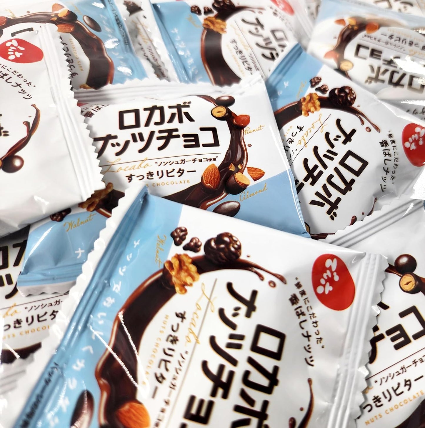 OKURUX Denroku Roka Bonut Chocolate, Small Pouch, 5.2 oz (146 g) x 1 Bag, Chillout Pack, Locabo, Lokabo Chocolate, Peanuts, Walnut, Almond, Enroku, Non-Sugar, Chocolate, Nuts, Individual Packaging