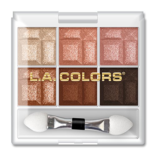 L.A. COLORS Sombra de ojos de 6 colores, Terroso CES461