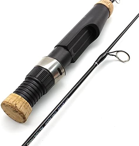 2pcs 60cm Winter Fishing Rod Ice Fishing Rod Carbon Material Travel Ferry Fishing Tackle Spinning Pole