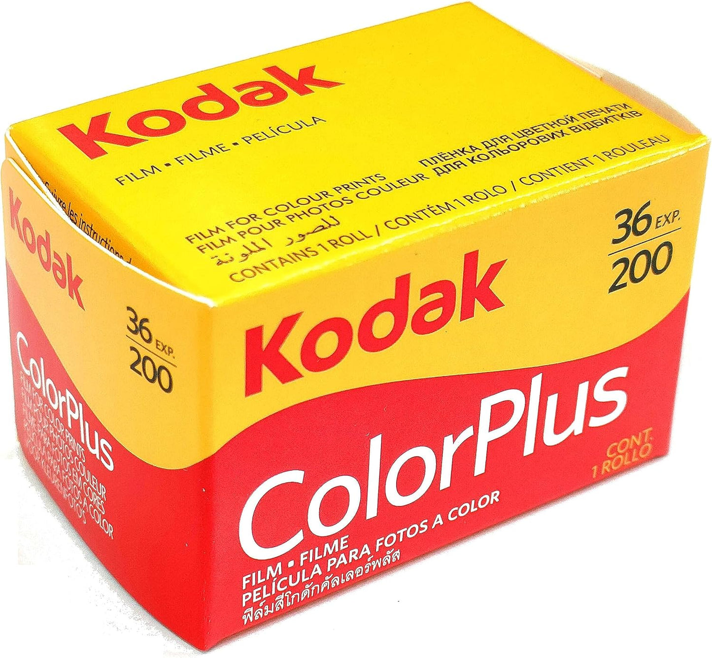 Kodak Color Plus Color Negative Film, 200-135-36 Sheets