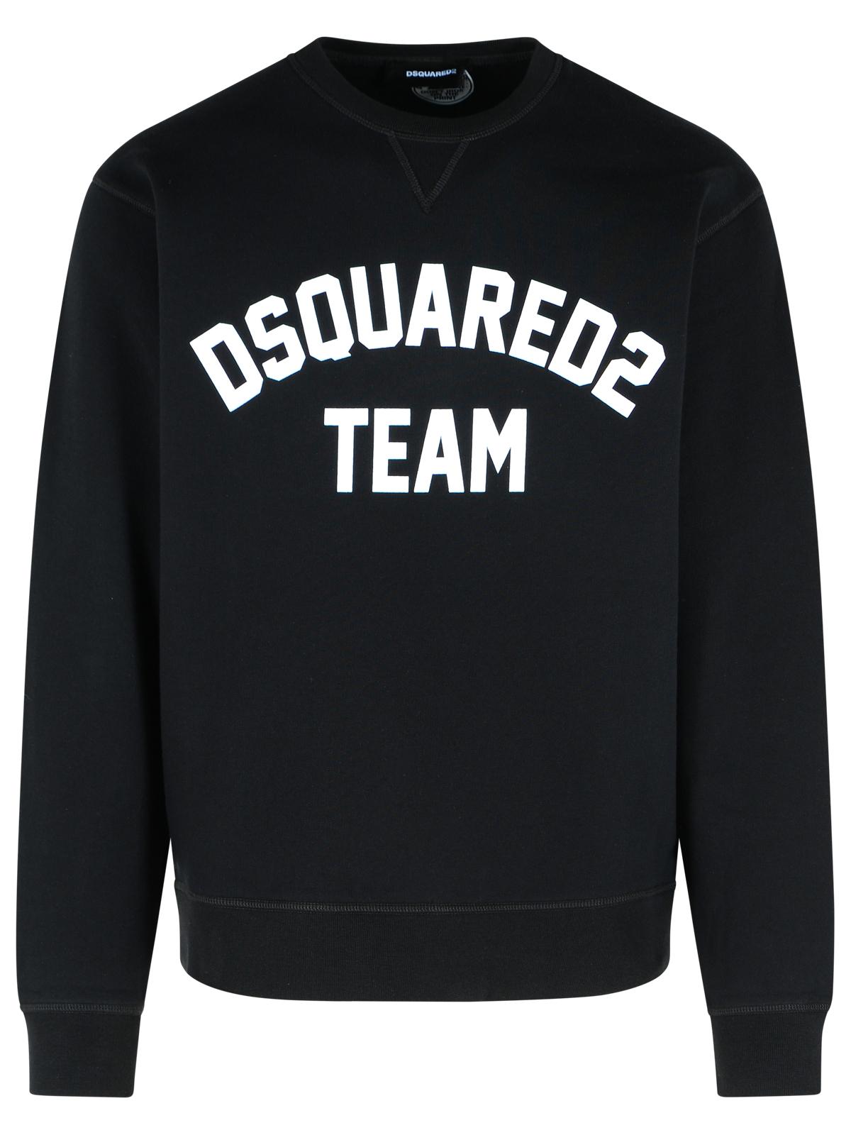 Dsquared2 Dsquared2ブラックコットンスウェットシャツ - Image 2