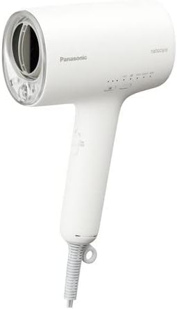 Panasonic EH-NA0J-W Nano-Care Hair Dryer, High Penetration Nanoe & Minerals, Compact, Warm White